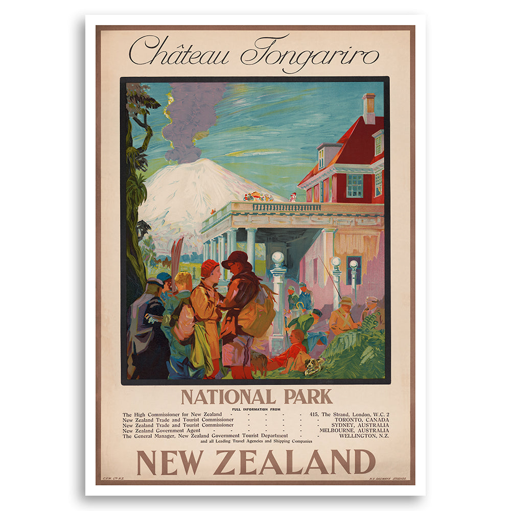 Chateau Tongariro National Park New Zealand