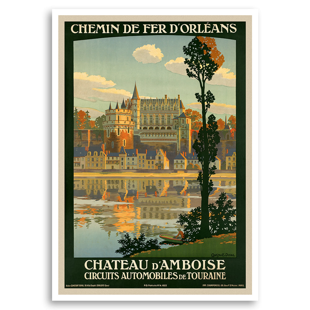 Chemin De Fer D Orleans - Chateau DAmoise