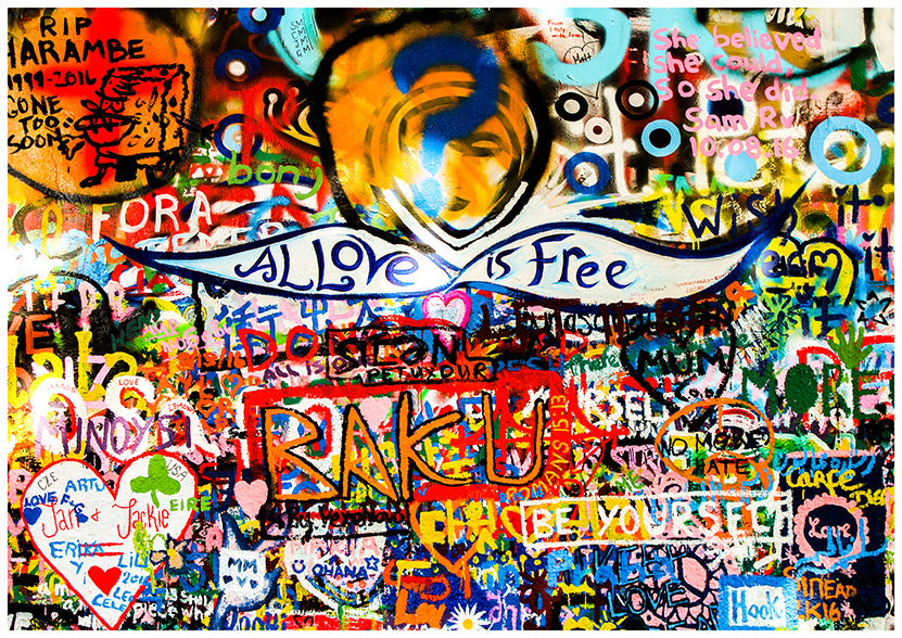 Be Yourself Graffiti Wall