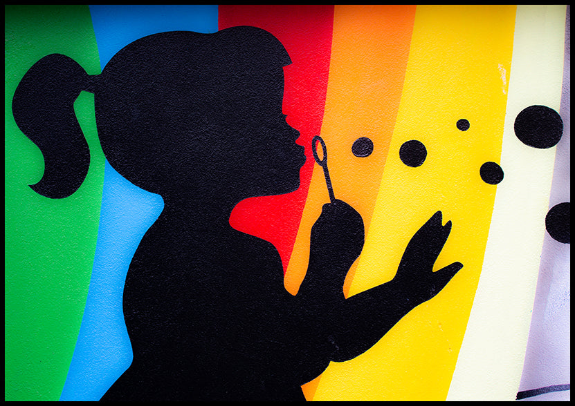 Blowing Bubbles Rainbow