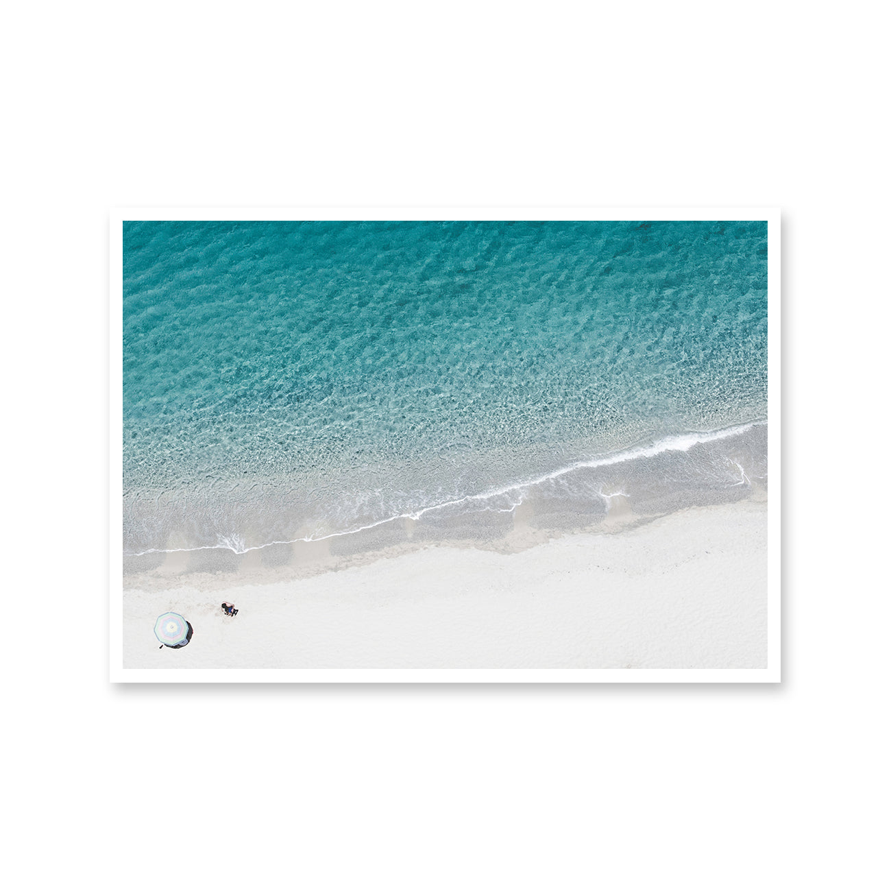 White Sandy and Blue Beach