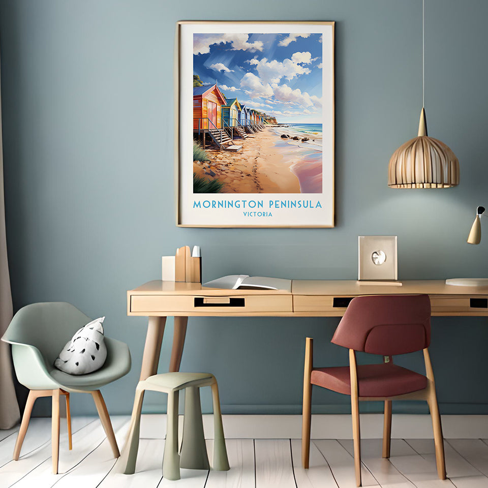 Mornington Peninsula Modern Travel Poster