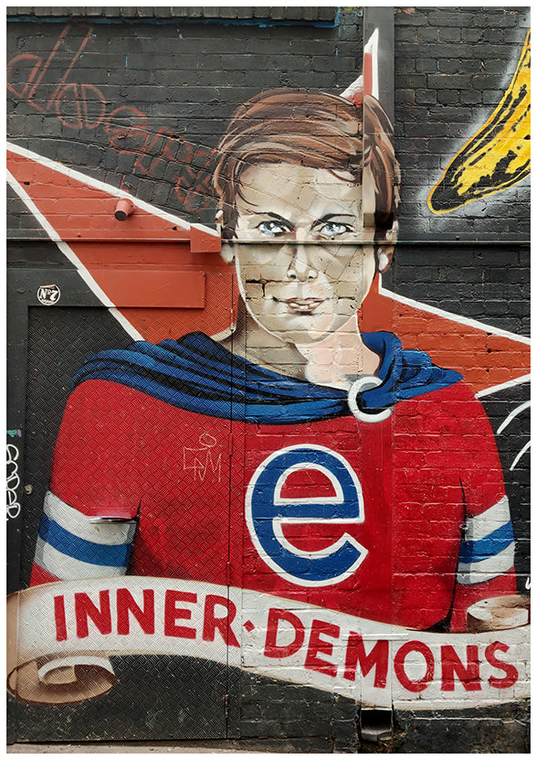 Super E Inner Demons Poster | PrintShed – Print Shed