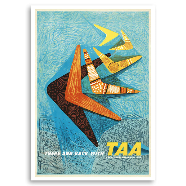 There and Back with TAA Trans Australia Airlines | Print Shed