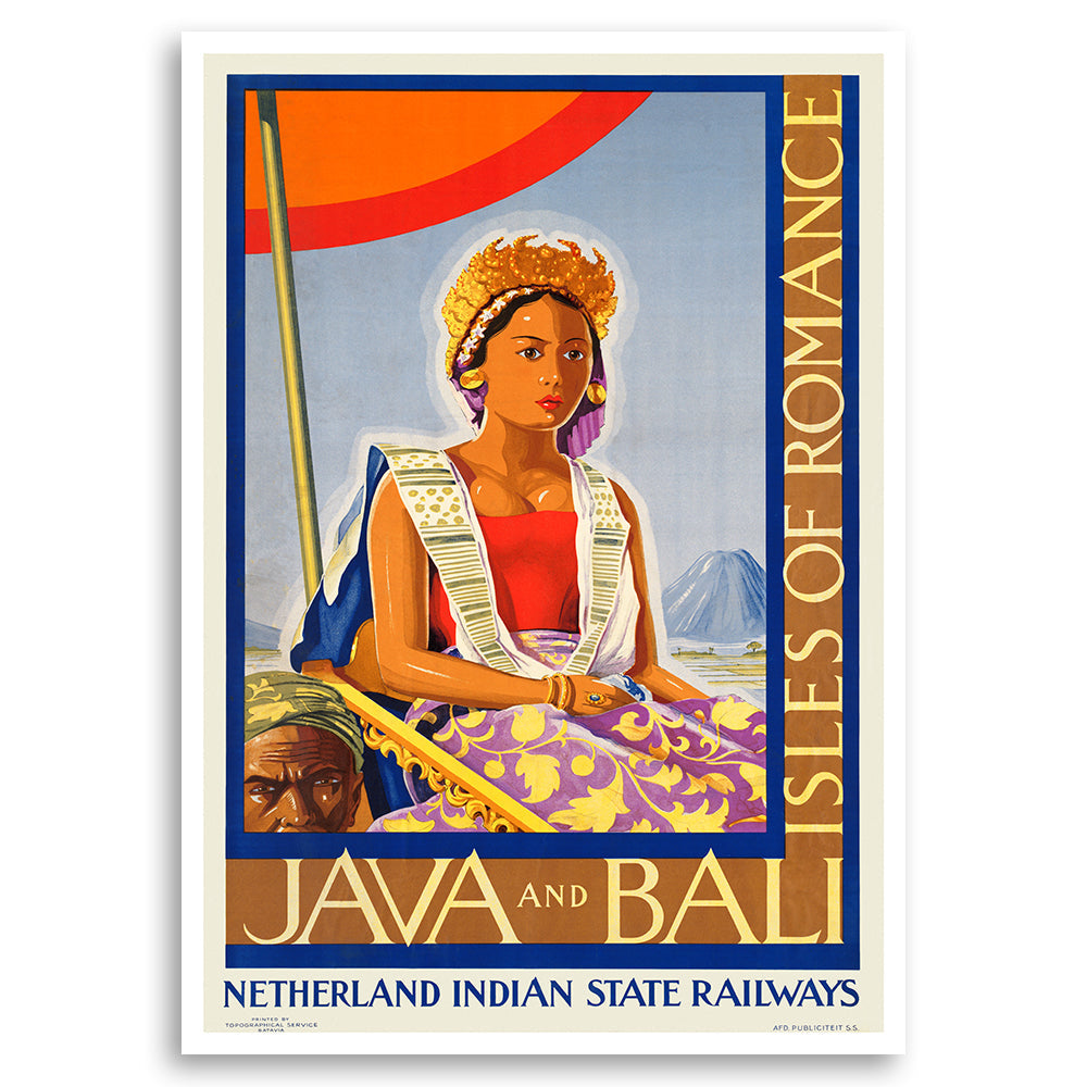 Java Railways Book Java and Bali Isles of Romance - Netherland Indian State Railways ...