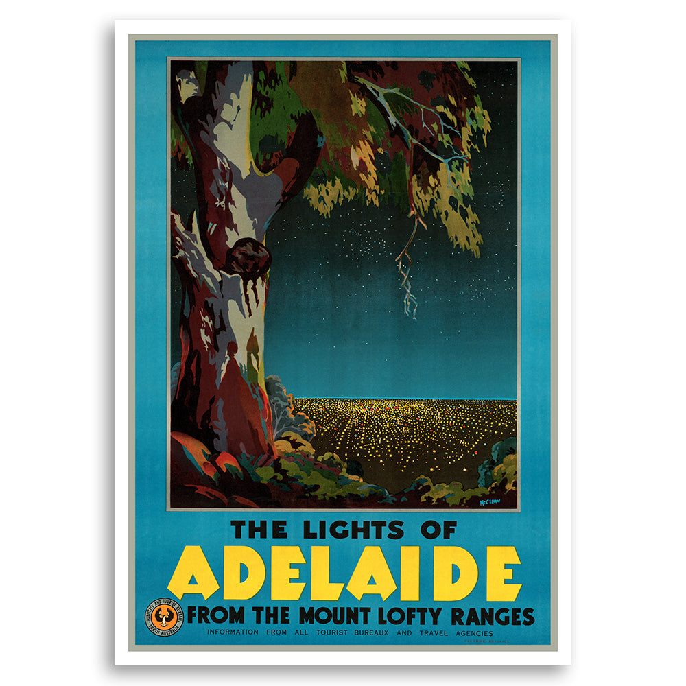 Lights of Adelaide from Mounty Lofty Ranges