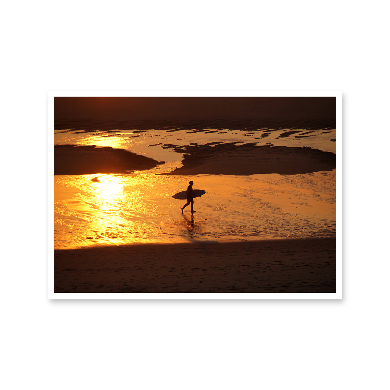 Sunset Surfer Wander