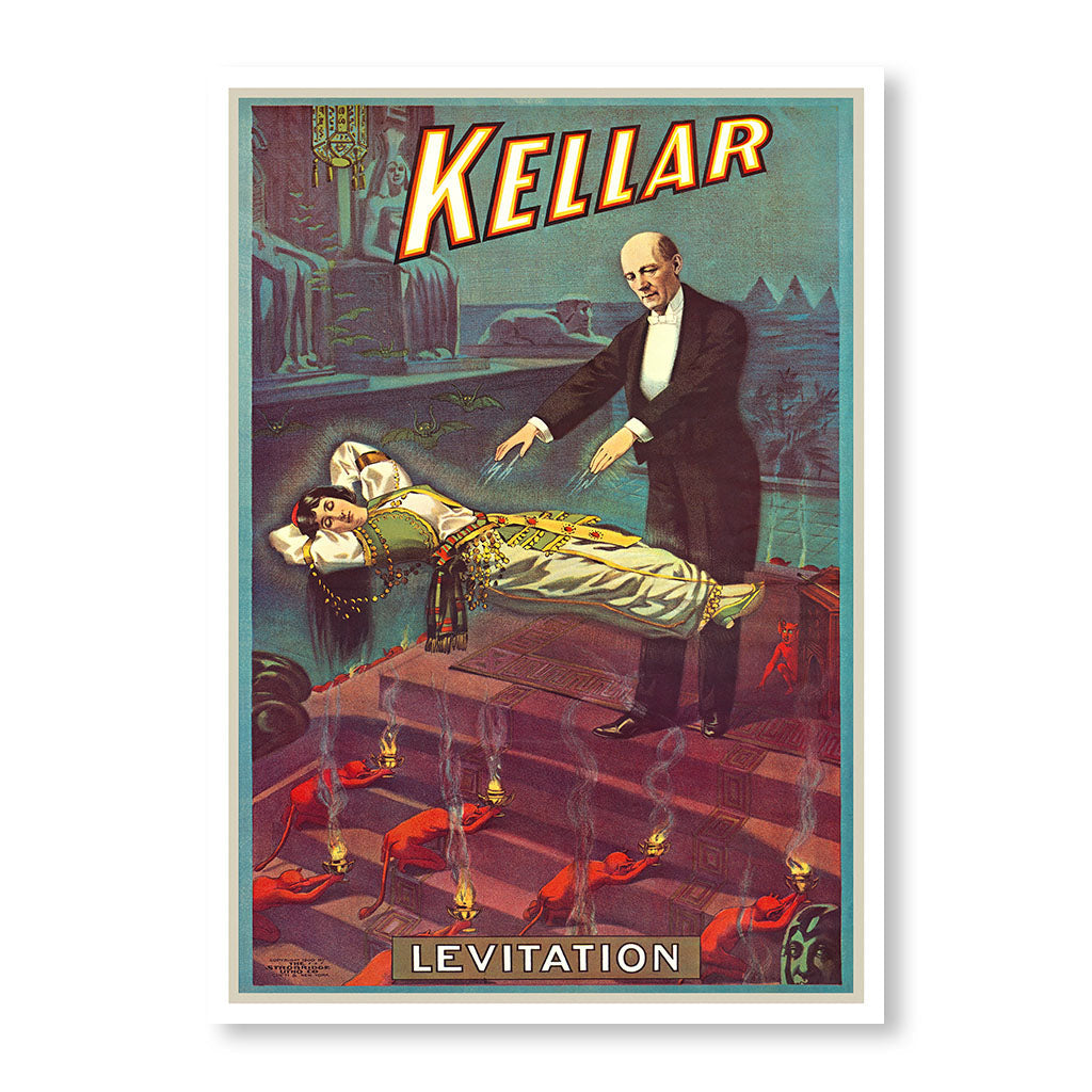 Levitation - Harry Kellar Magician
