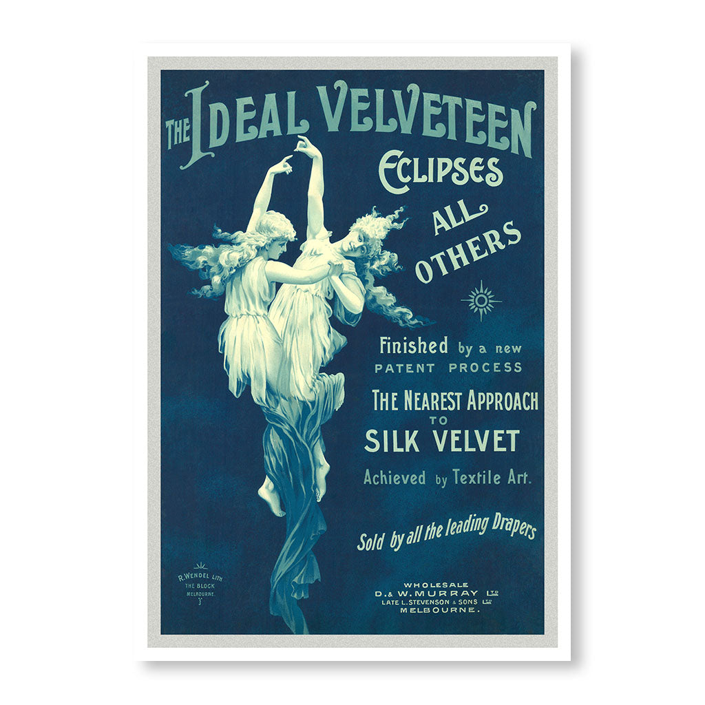 Ideal Velveteen - Fabric Advertising