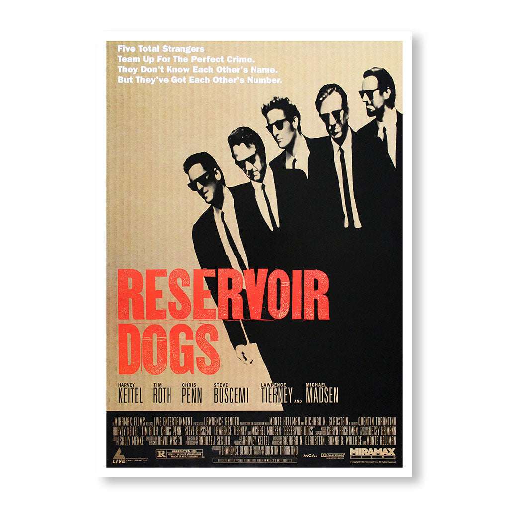 Reservoir Dogs - Tarantino movie poster