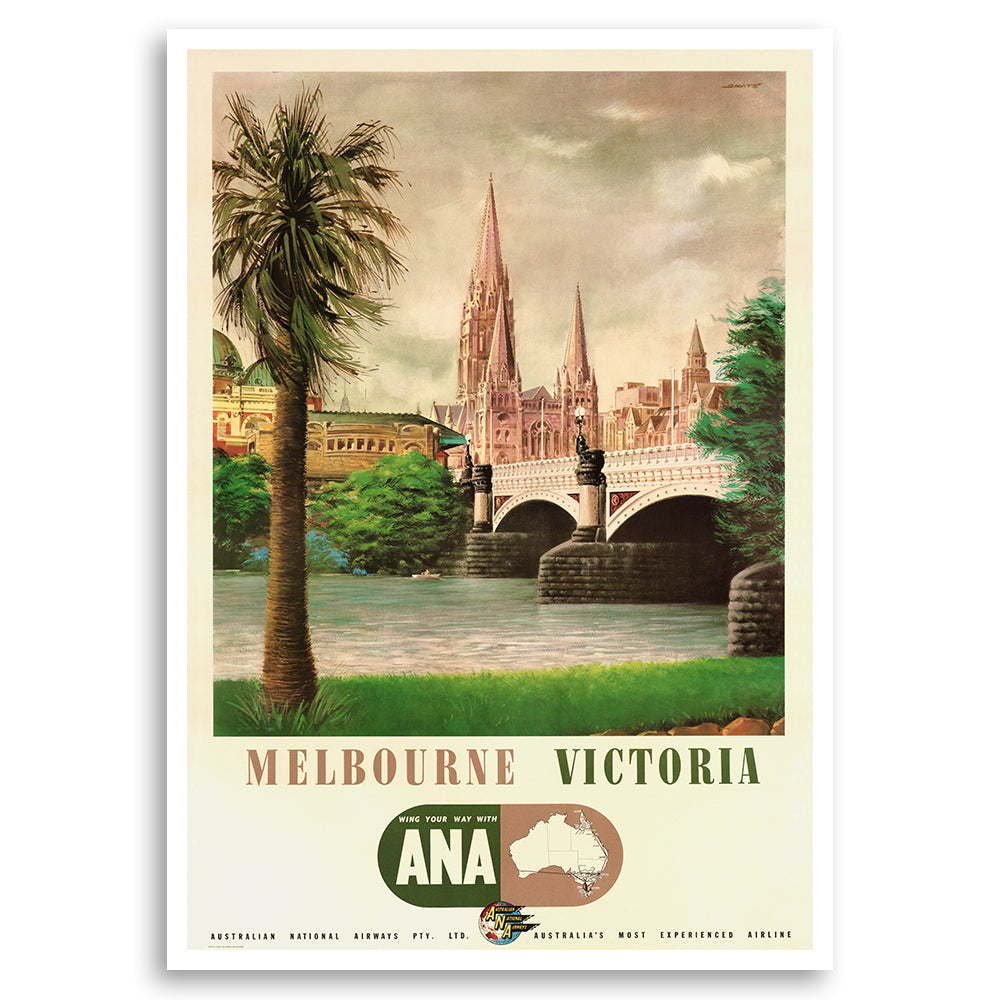 Melbourne Victoria Wing your Way with Australian National Airways