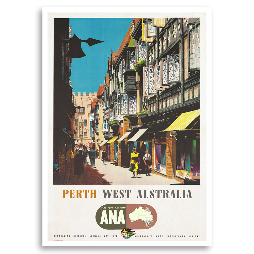 Perth West Australia Wing your Way with Australian National Airways