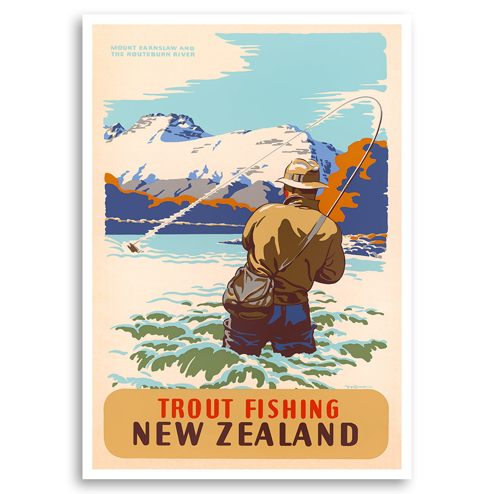 Trout Fishing New Zealand Mount Earnslaw and Routeburn River