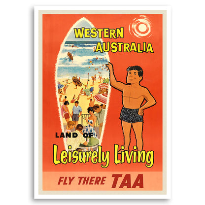 Western Australia Land of Leisurely Living Fly there TAA